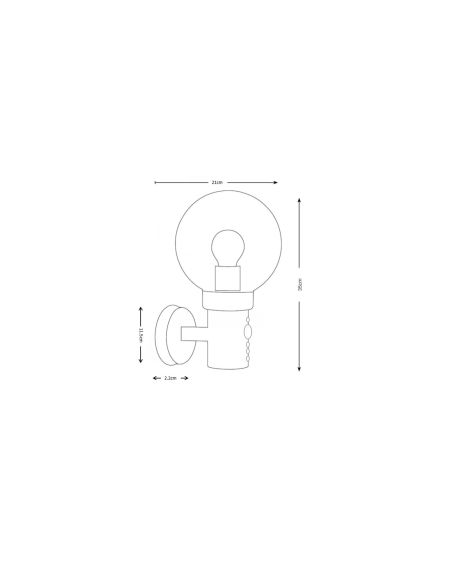 Applique Murale Extérieure Acier Inoxydable avec Détecteur PIR Optic