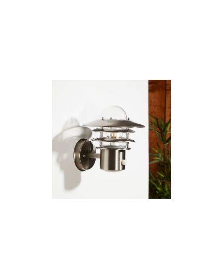 Applique Extérieure Acier Inoxydable Stage avec Capteur PIR