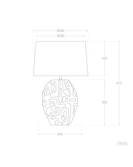 Lampe à Poser Céramique Surab