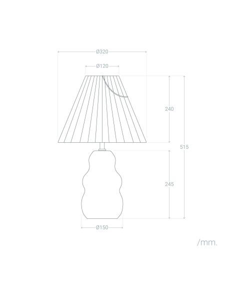 Lampe à Poser Céramique Ulan