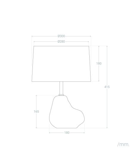 Lampe à Poser Ceramique Bulga