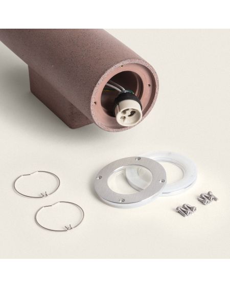 Applique Murale LED Extérieure Ciment Banjar Éclairage Double Face