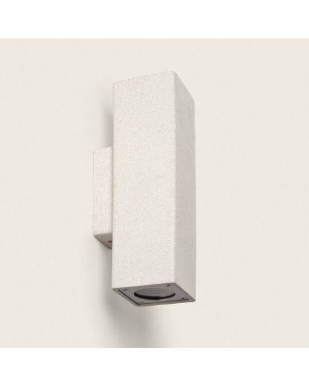 Applique Murale LED Extérieure Ciment Banjar Square Éclairage Double Face