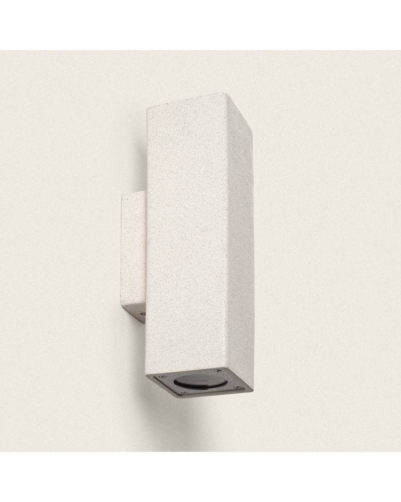 Applique Murale LED Extérieure Ciment Banjar Square Éclairage Double Face