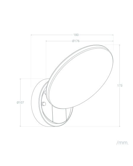 Applique Murale LED Extérieure Kora 9W