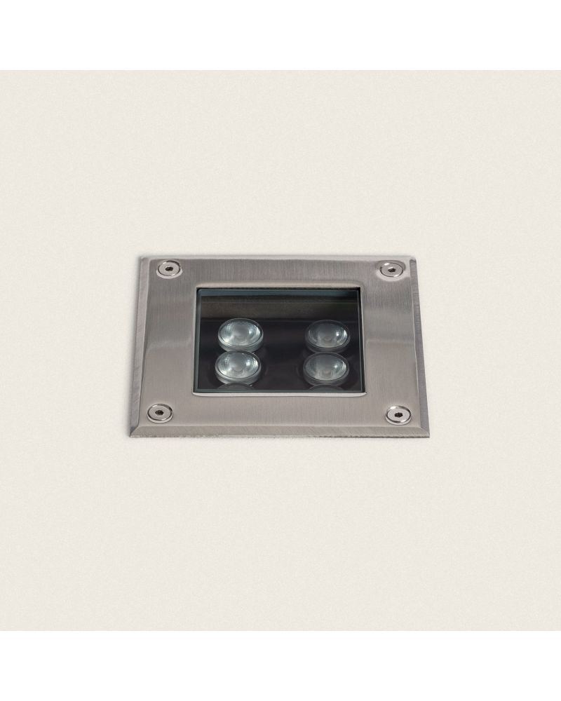 Balise Extérieure LED Encastrable au Sol Carrée Utopia 5W