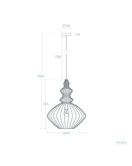 Suspension Métal Kelsie