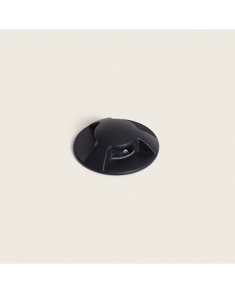 Balise Extérieure LED 1W Encastrable au Sol Letso 3L Noire