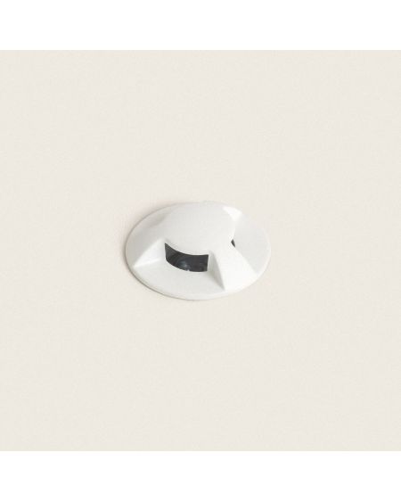 Balise Extérieure LED 1W Encastrable au Sol Letso 3L Blanche