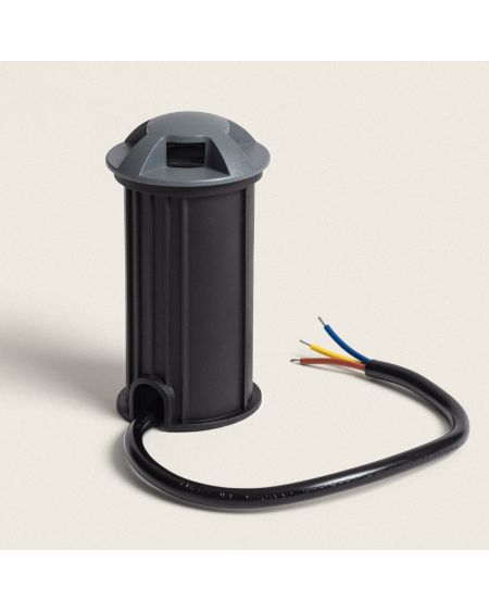 Balise Extérieure LED 1W Encastrable au Sol Letso 4L Grise
