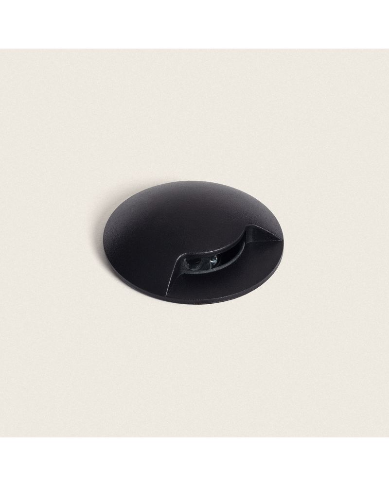 Balise Extérieure LED 3W Encastrable au Sol Letso 1L Noire