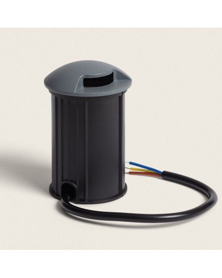 Balise Extérieure LED 3W Encastrable au Sol Letso 1L Grise