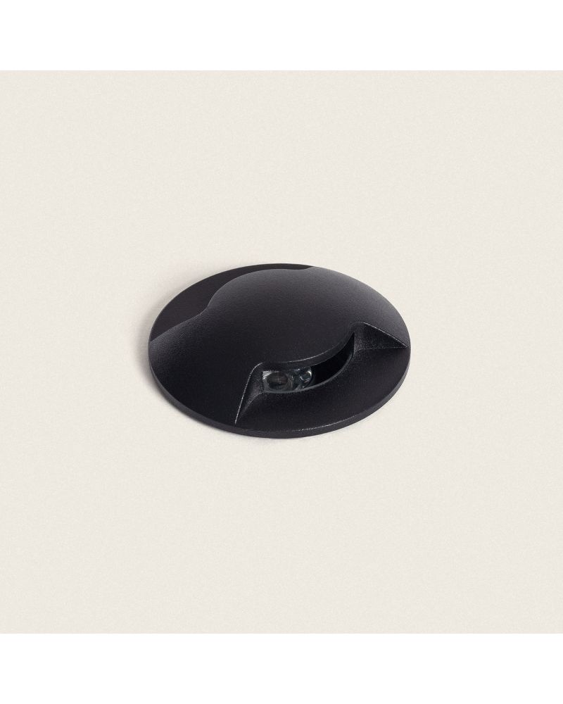 Balise Extérieure LED 3W Encastrable au Sol Letso 2L Noire