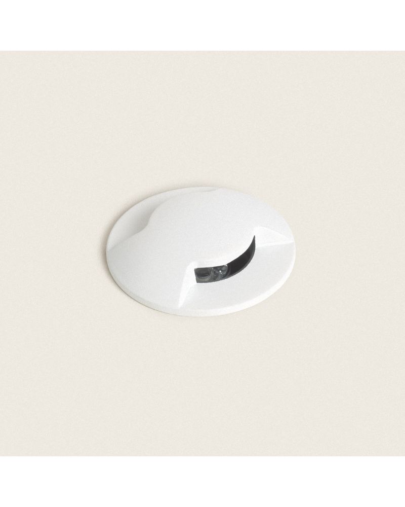 Balise Extérieure LED 3W Encastrable au Sol Letso 2L Blanche