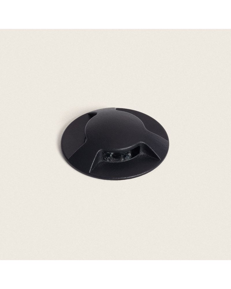 Balise Extérieure LED 3W Encastrable au Sol Letso 3L Noire
