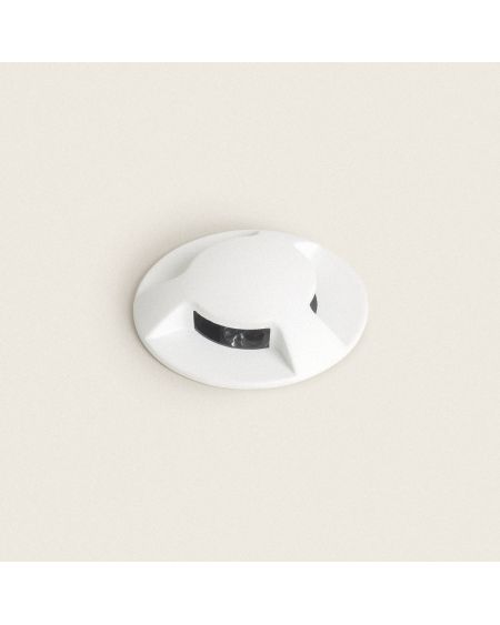 Balise Extérieure LED 3W Encastrable au Sol Letso 3L Blanche