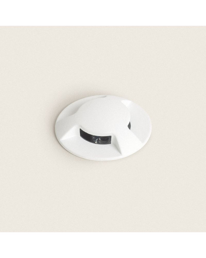 Balise Extérieure LED 3W Encastrable au Sol Letso 3L Blanche