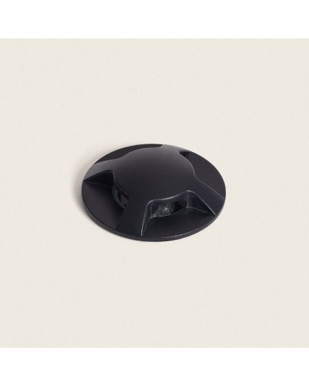 Balise Extérieure LED 3W Encastrable au Sol Letso 4L Noire