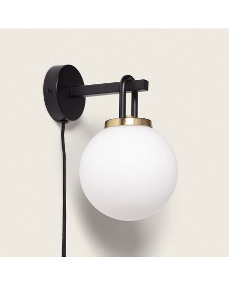 Lampe Murale Métal et Verre Arnor