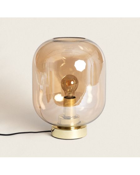 Lampe à Poser Métal et Verre Nélida