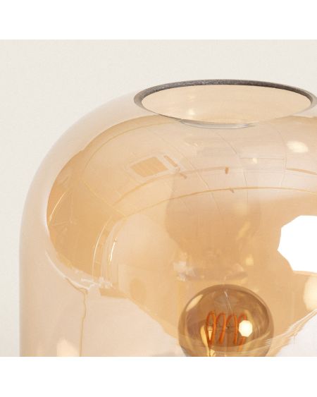 Lampe à Poser Métal et Verre Nélida
