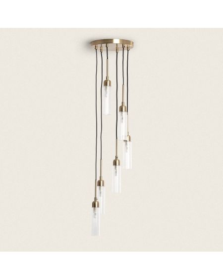 Suspension Métal et Verre Sest Iraide