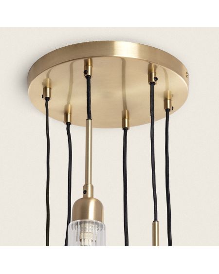 Suspension Métal et Verre Sest Iraide