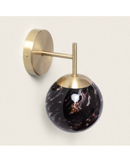 Lampe Murale Métal et Verre Pardo