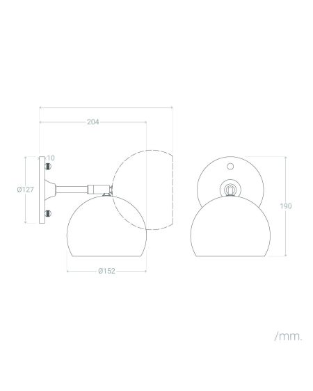 Lampe Murale Métal Belta