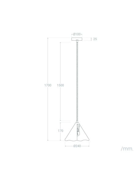 Suspension Métal Blair