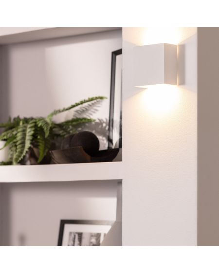Applique Murale LED Plâtre Double Face Esmeralda 7W