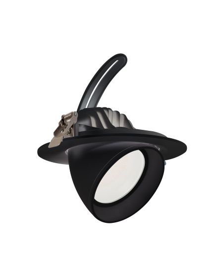 Spot Downlight LED Orientable Rond LED 60W  120 lm/W Noir No-Flicker