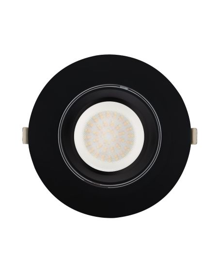 Spot Downlight LED Orientable Rond LED 60W  120 lm/W Noir No-Flicker