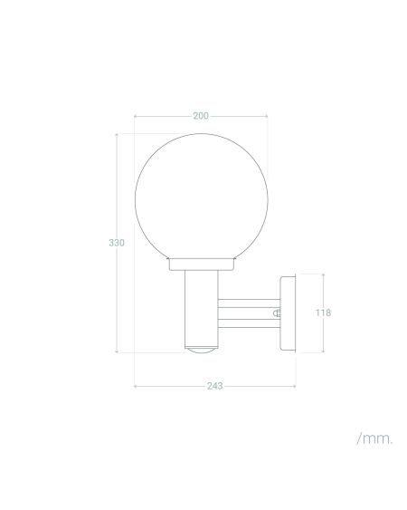 Applique Murale Extérieur Aluminium Jeyko