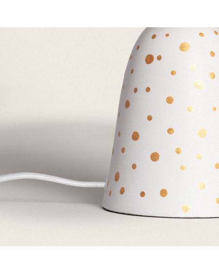 Lampe à Poser Céramique et Tissu Argua