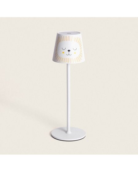 Lampe à Poser LED Portable 3W Anisa Kids Métal avec Batterie Rechargeable USB