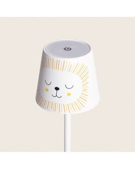 Lampe à Poser LED Portable 3W Anisa Kids Métal avec Batterie Rechargeable USB