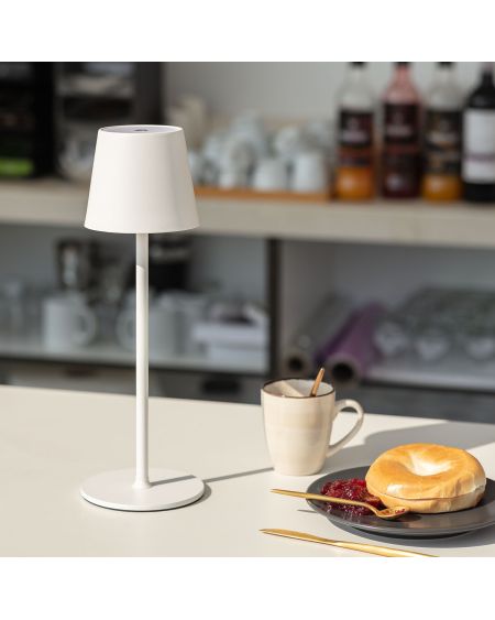 Lampe à Poser LED Portable 3W Anisa Métal avec Batterie Rechargeable USB