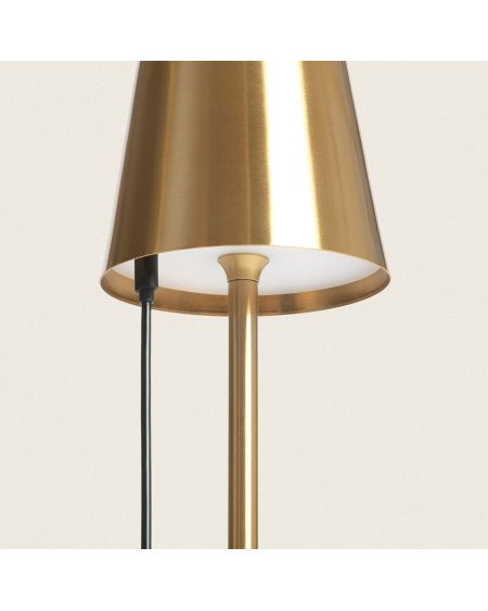 Lampe à Poser LED Portable 3W Anisa Métal avec Batterie Rechargeable USB
