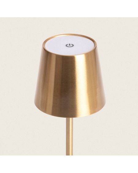 Lampe à Poser LED Portable 3W Anisa Métal avec Batterie Rechargeable USB