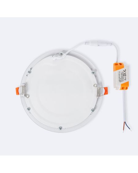 Dalle LED Ronde Extra Plate 18W Coupe Ø 205 mm Pack 2 Unités