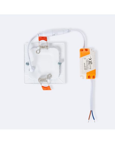 Dalle LED Carrée Extra Plate 3W Coupe 75x75 mm Pack 2 Unités