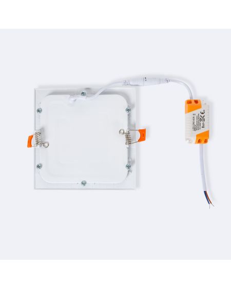 Dalle LED Carrée SuperSlim 9W Coupe 135x135 mm Pack 2 Unités