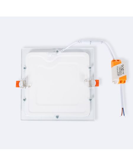 Dalle LED Carrée SuperSlim 15W Coupe 170x170 mm Pack 2 Unités