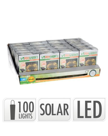 Guirlande LED Extérieure Solaire RGB Kentia 100LED 12m