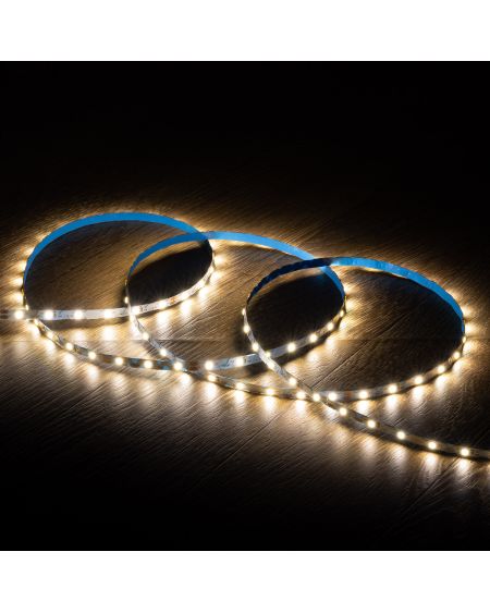 Ruban LED Zig Zag 24V DC 60 LED/m 5m IP20 Largeur 6mm Coupe tous les 10cm