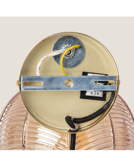 Lampe Murale Métal et Verre Klimt