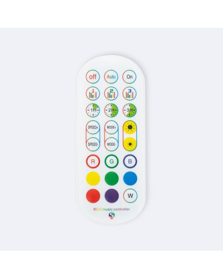 Contrôleur Variateur Tuya Wifi Ruban LED RGB Numérique SPI 5V DC Avec Télécommande IR