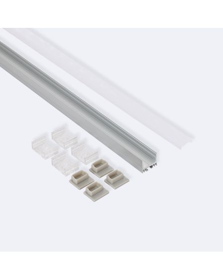 Profilé Aluminium en Saillie et Suspendue 2m Pour Ruban LED jusqu'à 13 mm
