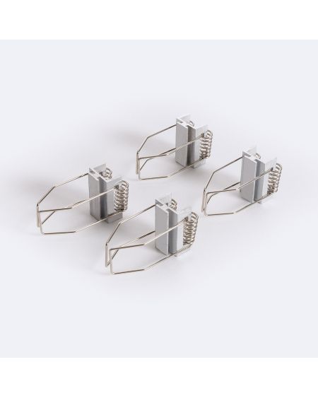 Profilé Aluminium Encastrable 2m avec Capot Continu pour Rubans LED jusqu'à 19 mm
